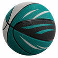 Ballon de basket taille 7 turquoise/noir/gris