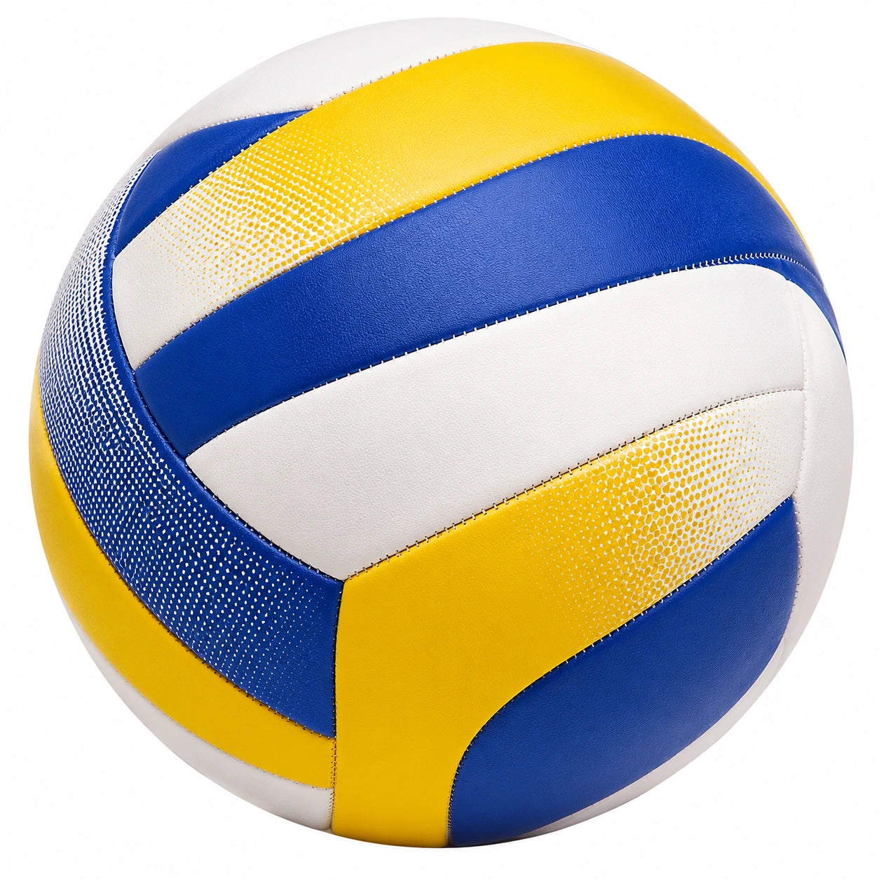 Ballon de volley intérieur et extérieur Blanc/Bleu/Jaune