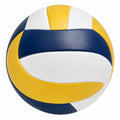 Ballon de volleyball jaune, bleu et blanc - Taille standard