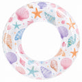 Bouée Gonflable Coquillages et Étoiles de Mer Multicolore