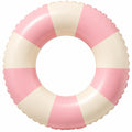 Bouée gonflable rose et blanche pour piscine 90 cm