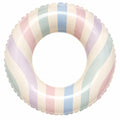 Bouée Gonflable Ronde Multicolore Rayée 90 cm