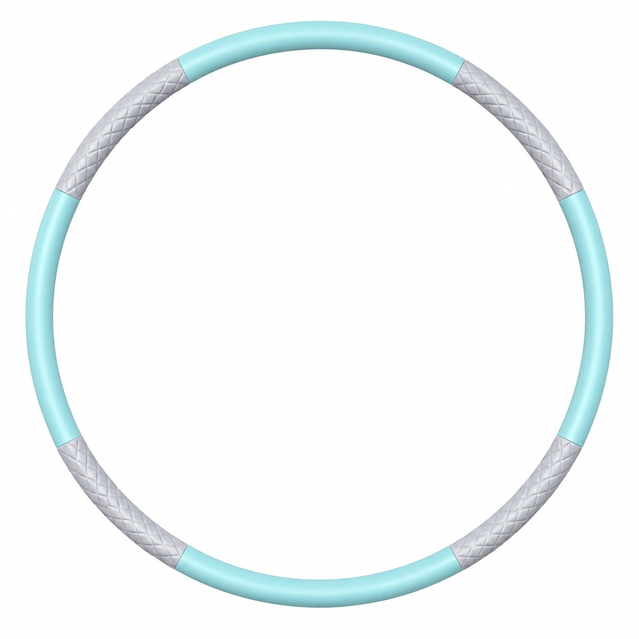Cerceau de Fitness Démontable Bleu et Gris