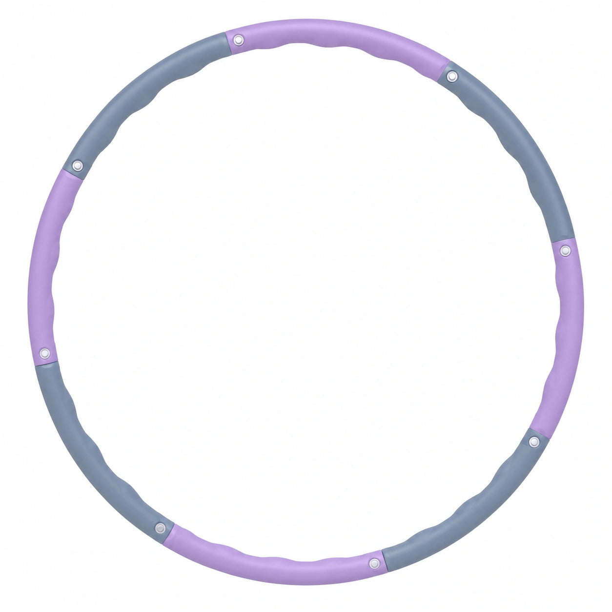 Cerceau de Fitness Amovible 98cm Violet/Gris