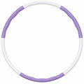 Cerceau de Fitness Amovible 100 cm Violet et Blanc