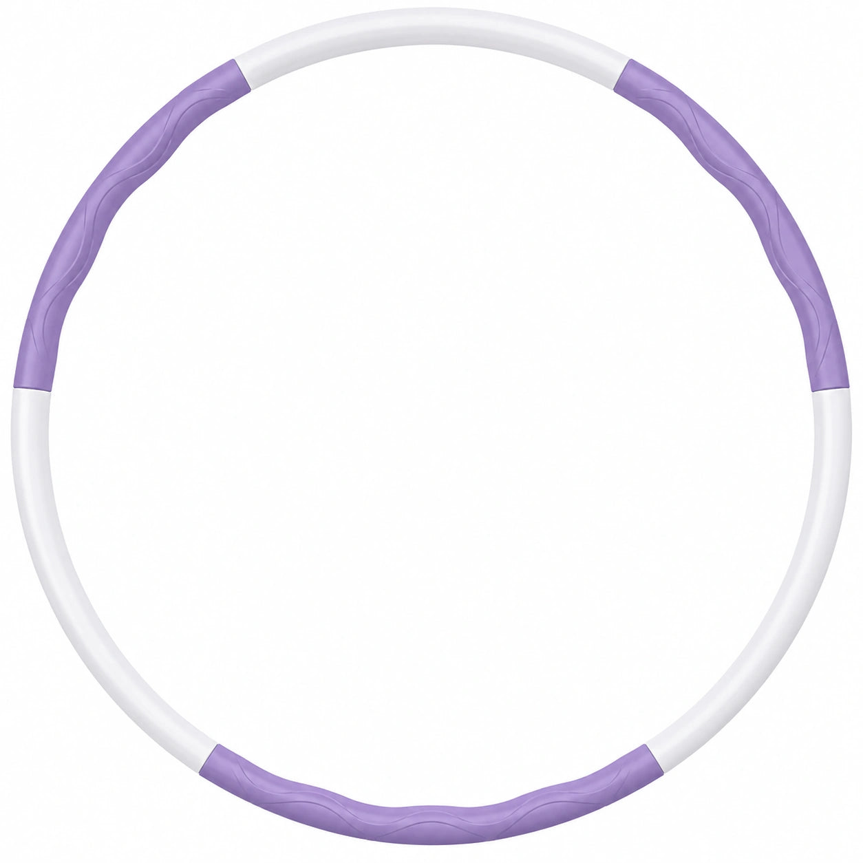Cerceau de Fitness Amovible 100 cm Violet et Blanc