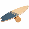 Planche d'équilibre en bois pour entraînement à domicile - Bleu